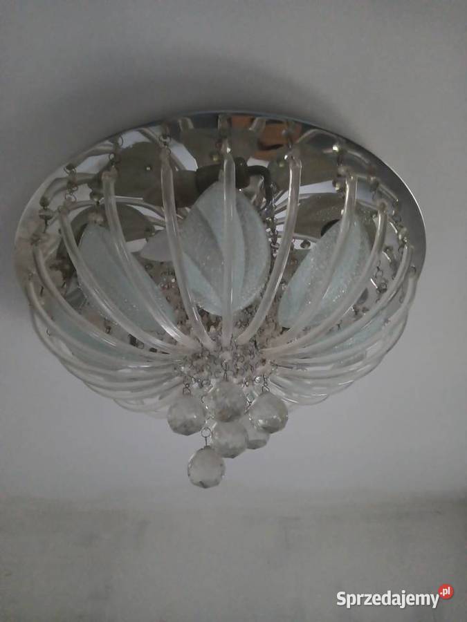 Żyrandol kryształowy wielkopolskie Czerniejewo sprzedam