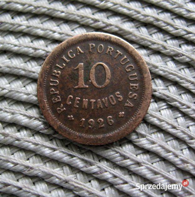 Portugalia 10 Centavos 1926r Kalisz