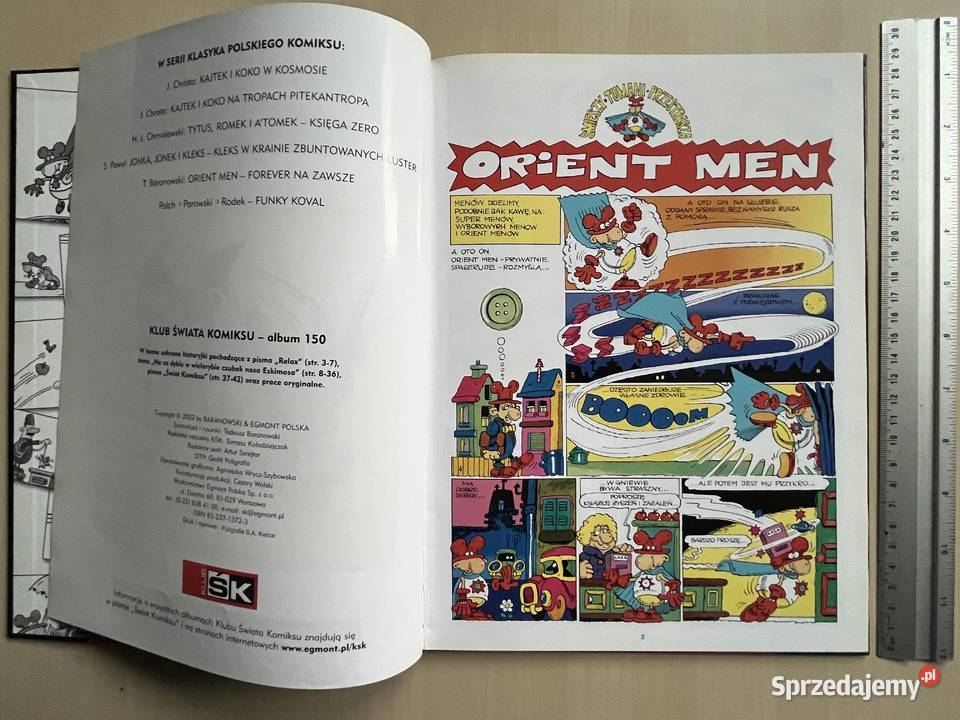 komiks ORIENT MEN Na zawsze Baranowski album Sierosław