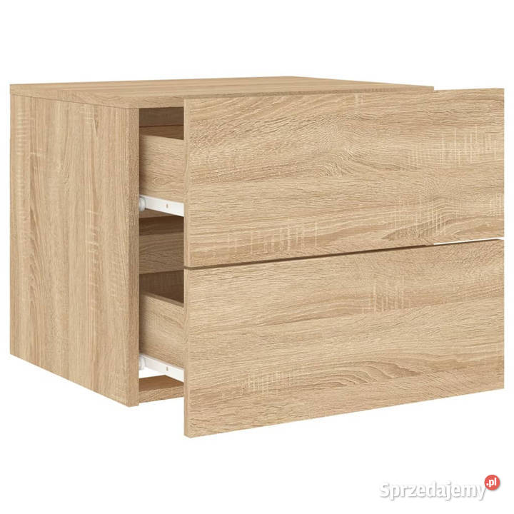 Wiszące szafki nocne z LED 2 dąb sonoma WM836817 Warszawa