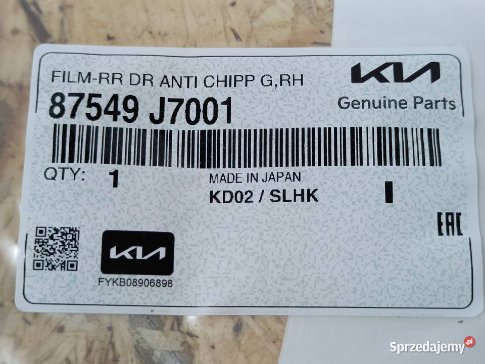 KIA CEED III 5D NAKLEJKA FOLIA OCHRONNA DRZWI wielkopolskie Pleszew