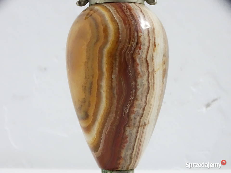 Unikatowy świecznik z ONYKSU Smoki Vintage 15 Biłgoraj