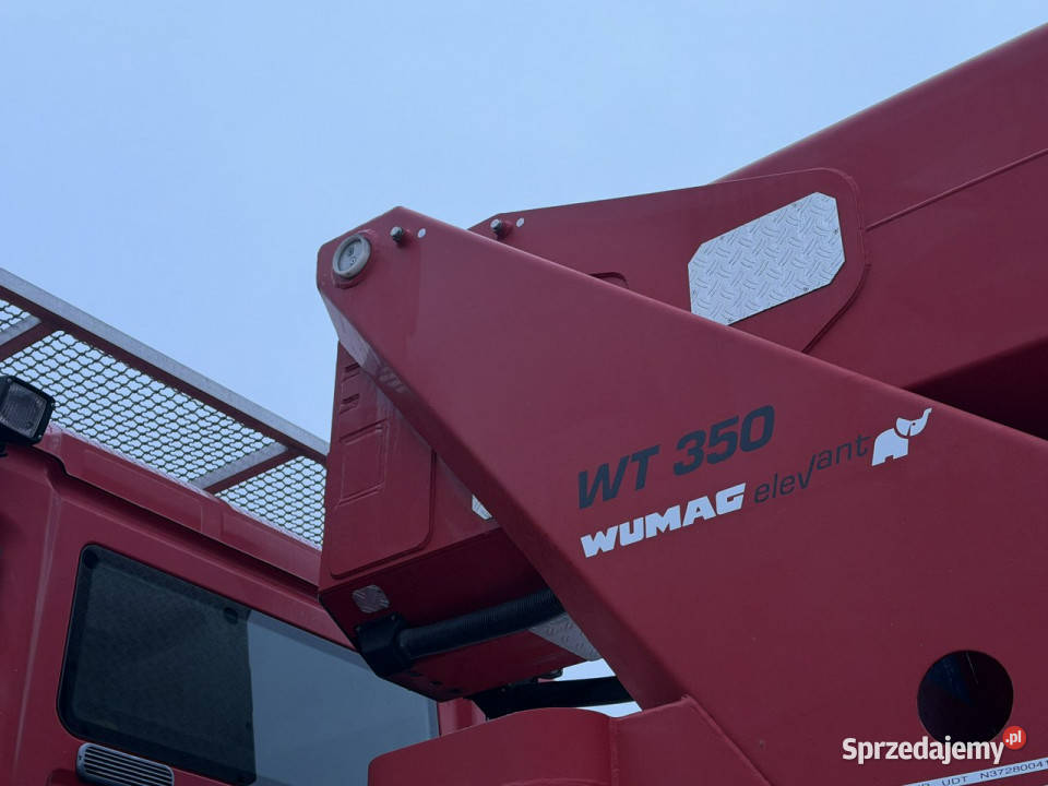 MAN TGA 18320 4x4 Zwyżka WUMAG WT 350 Podnośnik Widełki