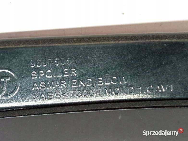 SPOILER LOTKA KLAPY TYŁ T300 96975059 Chevrolet sprzedam