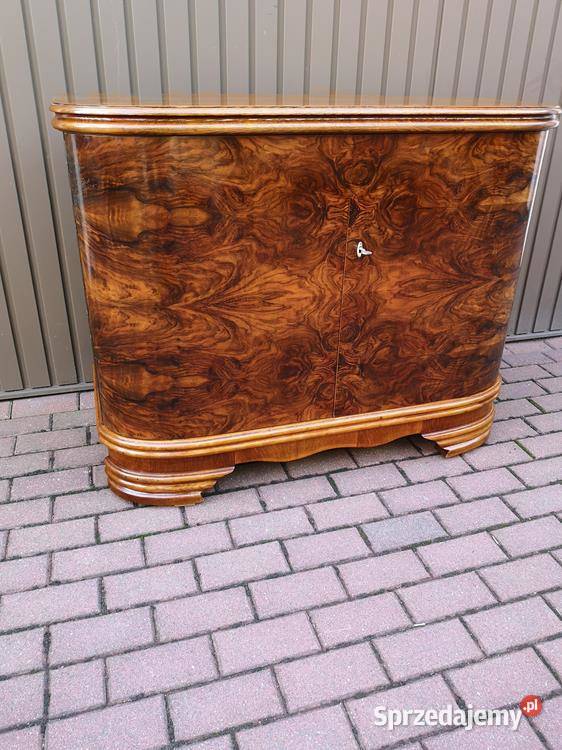 Komoda ARTDECO OrzechDąb Zgrabna Stara Antyk wielkopolskie Swarzędz