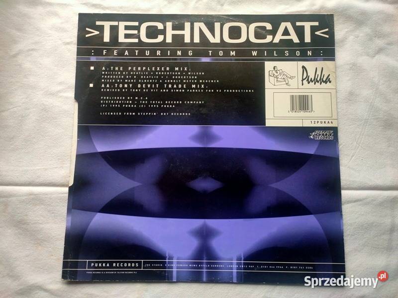Technocat Featuring Tom Wilson Technocat 12 Płyty i kasety małopolskie Kraków