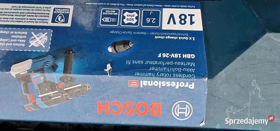 Wiertarka sds bosch professional 18v Wiertarki i wkrętarki Krzewina