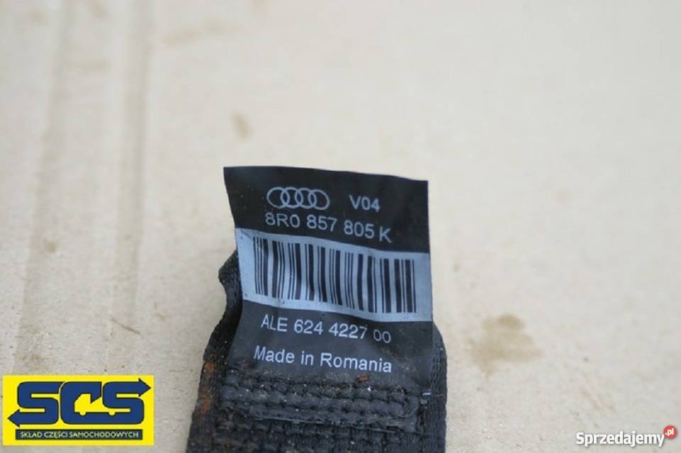 AUDI Q5 8R0 PAS BEZPIECZEŃSTWA TYLNY 8R0857805K lubuskie