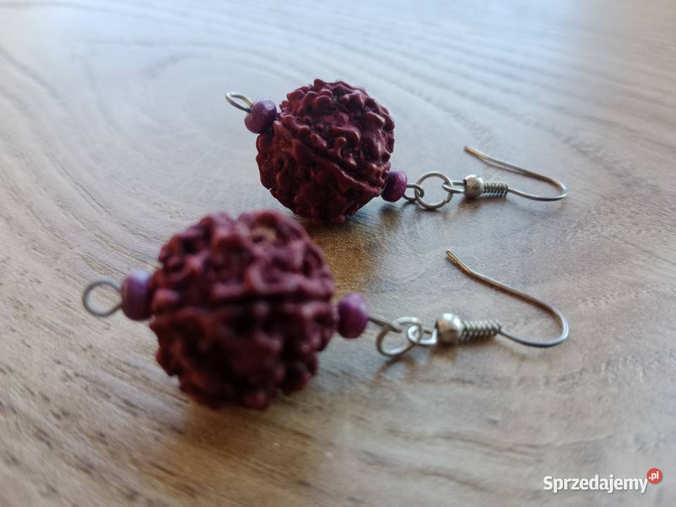 Kolczyki owoc Shiva Poznań sprzedam