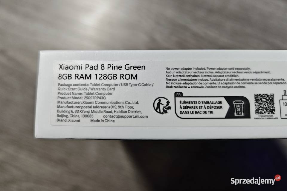 Nowy tablet Xiaomi Pad 8 8GB128GB 112 cala NOWY łódzkie Łask
