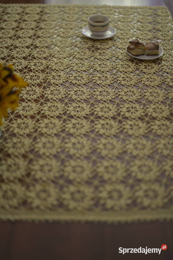 Serweta szydełkowa Leźnica Wielka-Osiedle