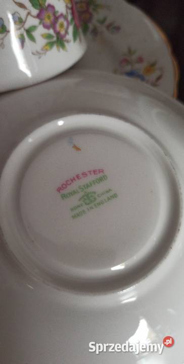 Serwis do herbaty Royal Stafford Rochester Made Porcelana i szkło Gdańsk
