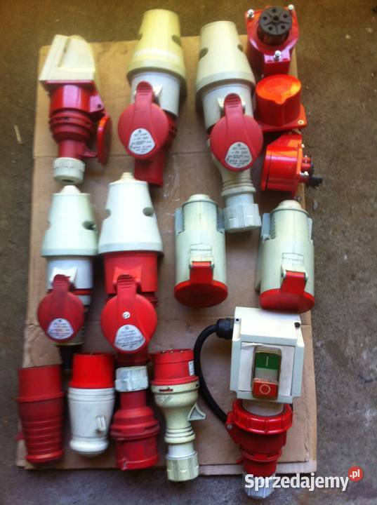 Gniazda i wtyki siłowe 32A Warszawa sprzedam