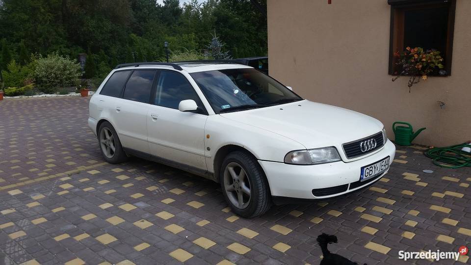 Białe Audi A4 Avant B5 LPG Motoryzacja Łubianka