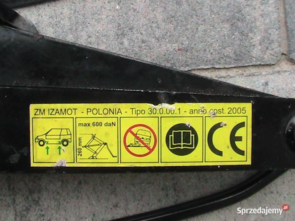 Podnośnik Fiat Seicento Orginał Izamot Rzeszów sprzedam