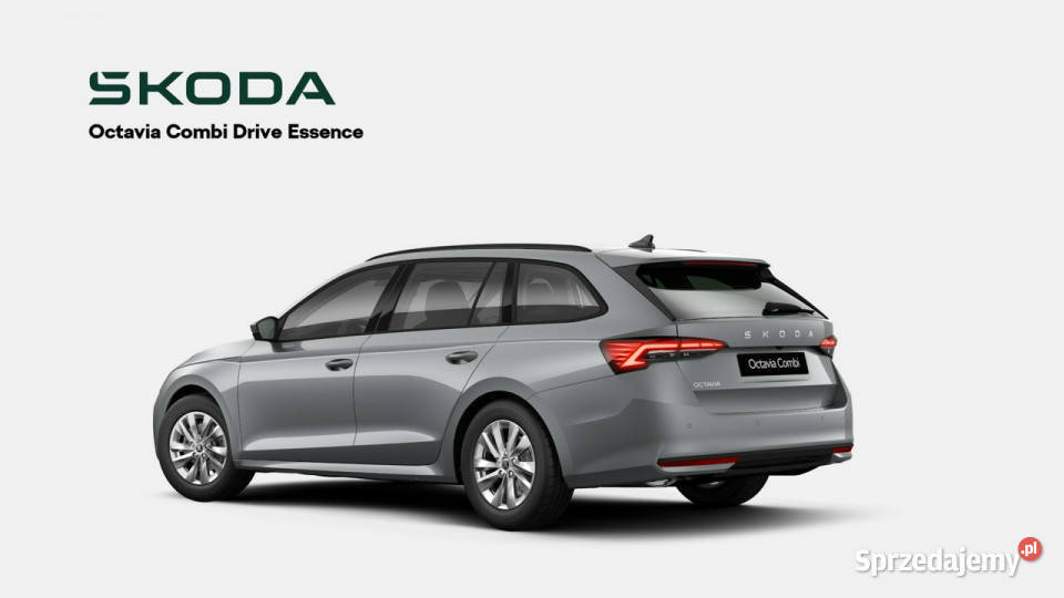 koda Octavia Combi Drive Essence 20 TDI 150 DSG srebrny Łódź sprzedam