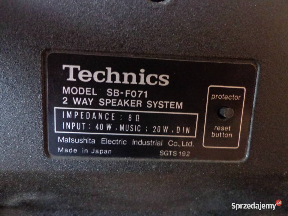 Kolumny TECHNICS SBF071 Kraków