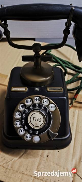 Telefon KTAS D30 duński lata 30 40 zabytek antyk Lutoryż sprzedam