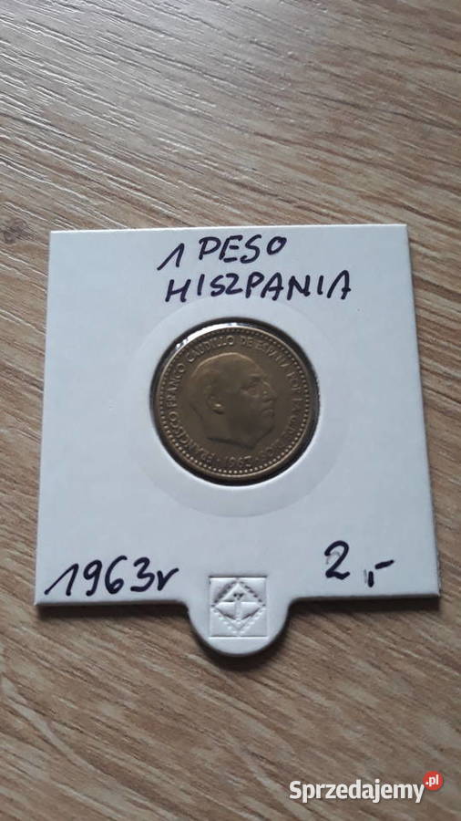 1 Peseta Hiszpania 1963 r1966 r Konin
