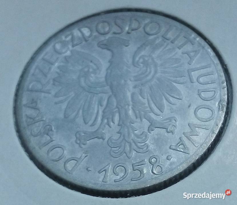 POLSKA5 1958 rALRYBAKRZADKA Numizmatyka
