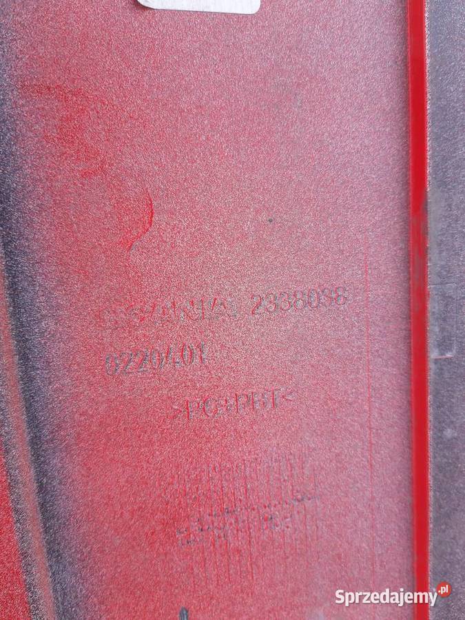 SCANIA R OSŁONA PANEL BOCZNY MIĘDZYOSIOWY Karoseria Trzciel