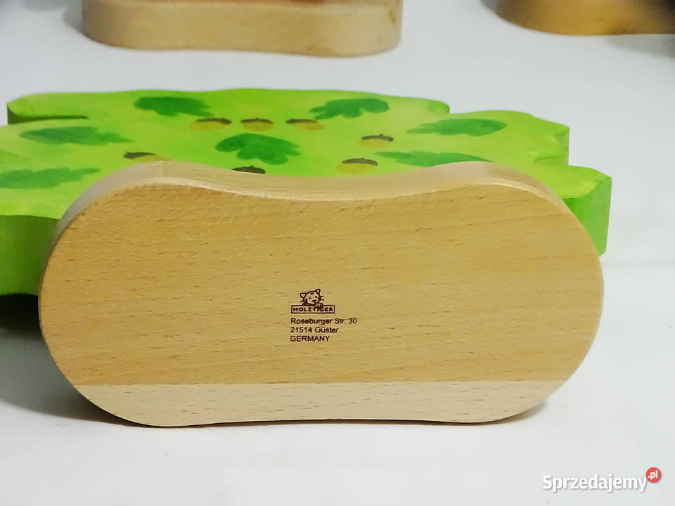 Zestaw drewnianych figurek marki Holztiger las z Biłgoraj