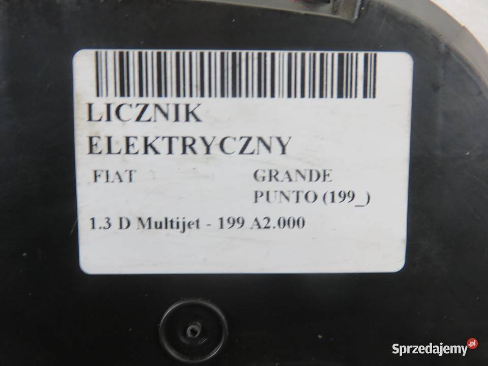 LICZNIK FIAT GRANDE PUNTO 13 D 51803118