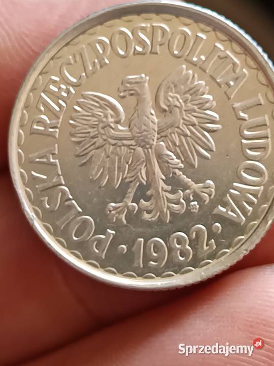 Sprzedam monetę 1 zloty 182 lekka skrętka Chełm