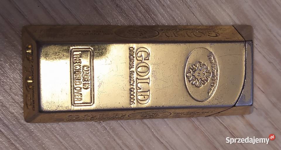 Zapalniczka w formie sztabki złota Kielce