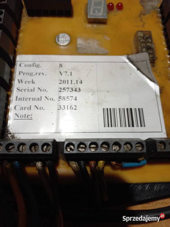 Płytka sterująca 58574 33162 sterownik winda Części maszyn i innych pojazdów Przykona