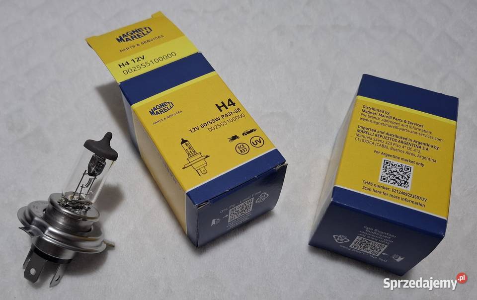 Żarówka H4 12V Magneti Marelli Elektronika osobowe sprzedam