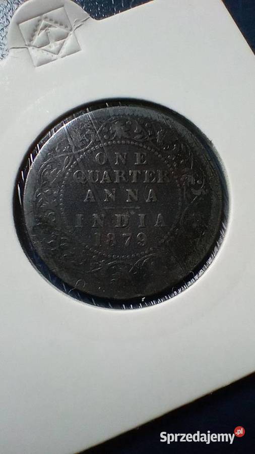 Stare monety 14 anny 1879 Indie Brytyjskie Numizmatyka Antyki, Sztuka, Kolekcje