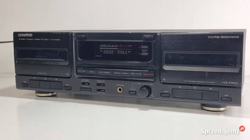 Magnetofon catette deck Kenwood KX W 4060 wielkopolskie Międzychód