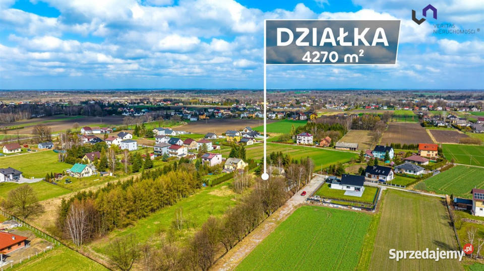 Grunt Kaniów Sosnowicka 4270m2