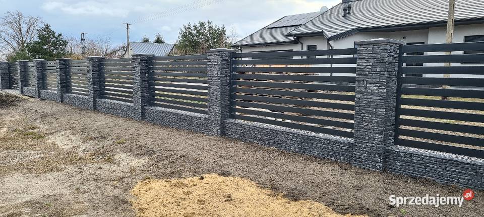Ala Klinkier ogrodzenie ogrodzenia nowoczesne podkarpackie Rzeszów