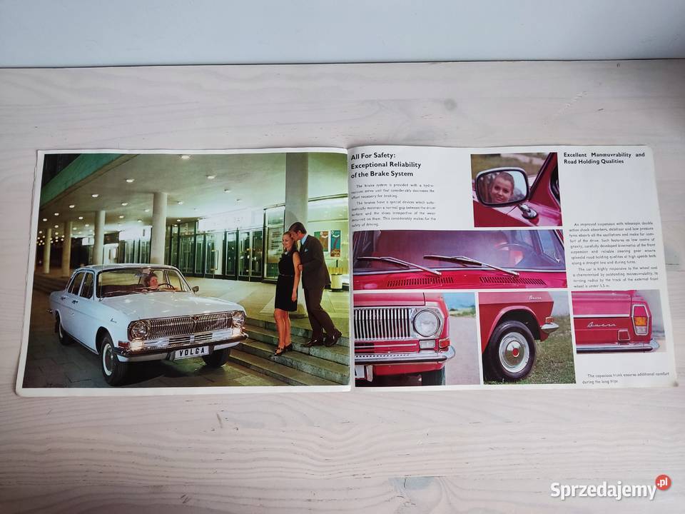 Prospekt broszura katalog album Wołga Gaz Poradniki, albumy i reportaże