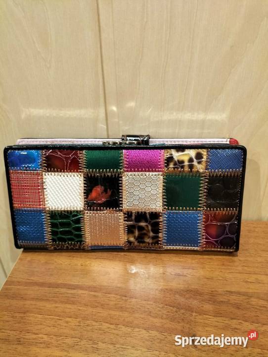 Portfel damski kolorowy patchwork zachodniopomorskie sprzedam