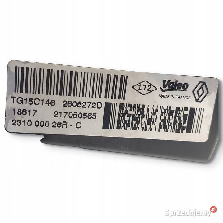 ALTERNATOR Renault Kangoo II 15 DCI valeo Chełm