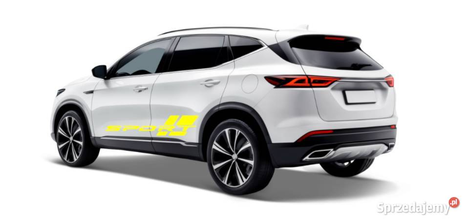 Naklejka na samochód Sport 60cmx125 X2 prawa Olsztyn