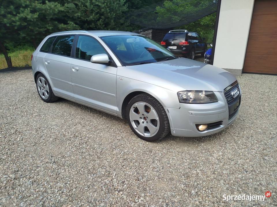 Audi A 3 Quattro 2007r 20 tdi srebrny Limanowa