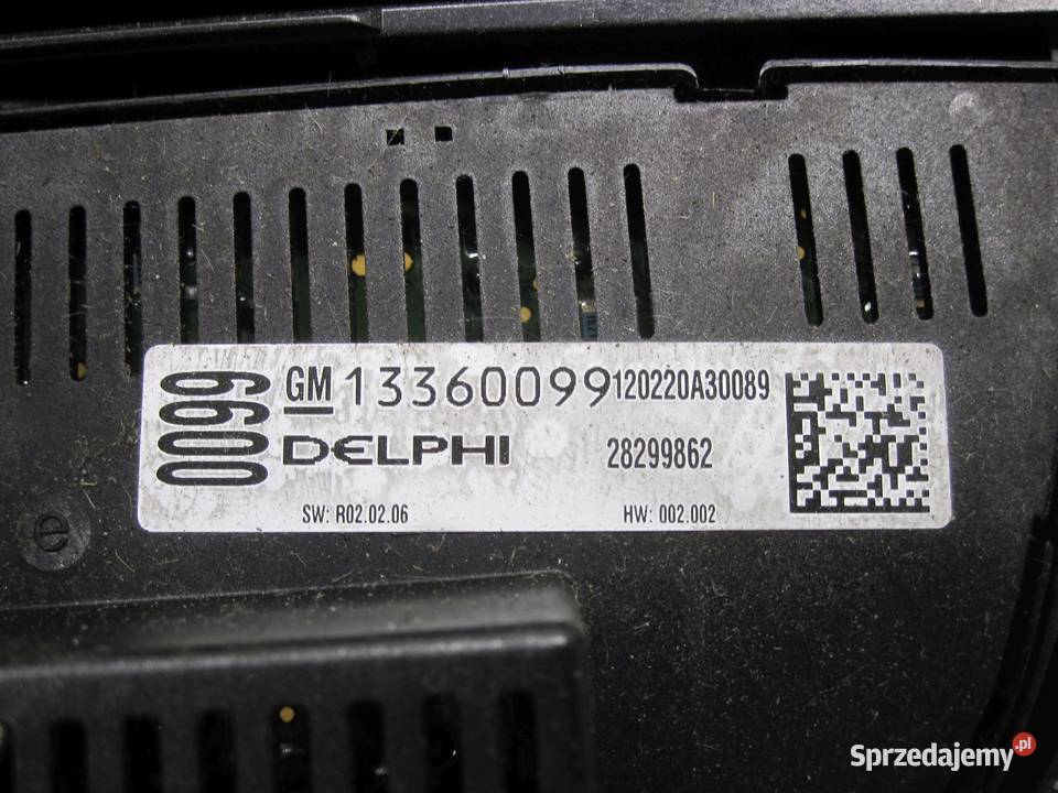 ASTRA J 12r panel radia klimatyzacji 13360091 świętokrzyskie Kielce