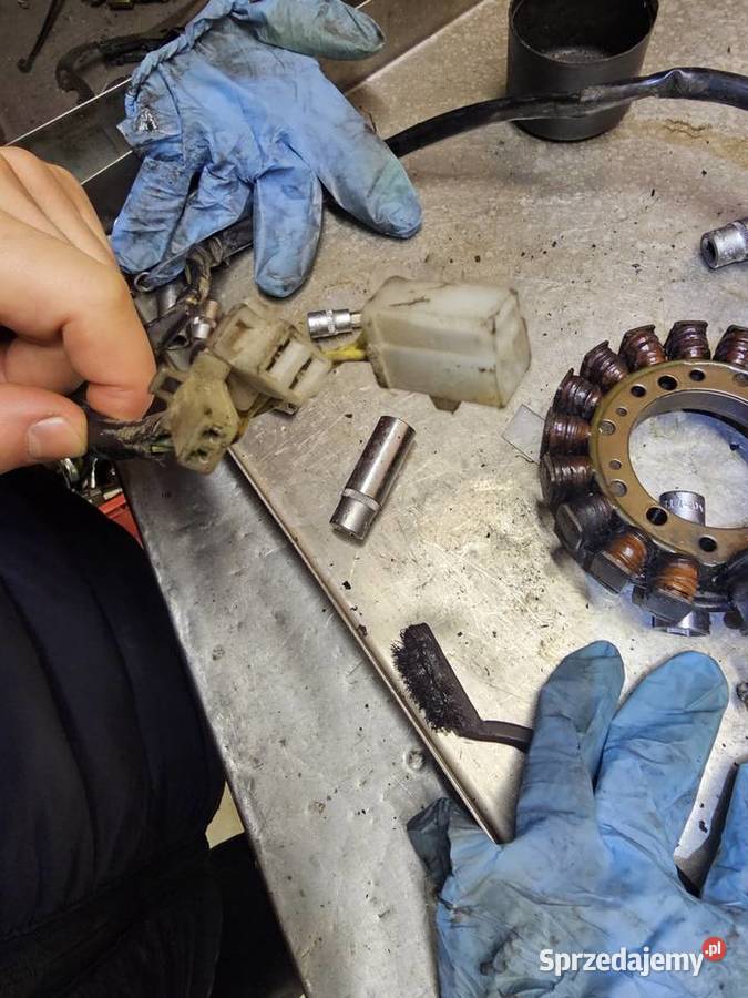 Suzuki DR 800 750 iskrownik stojan alternator Układ elektryczny, zapłon Jelenia Góra