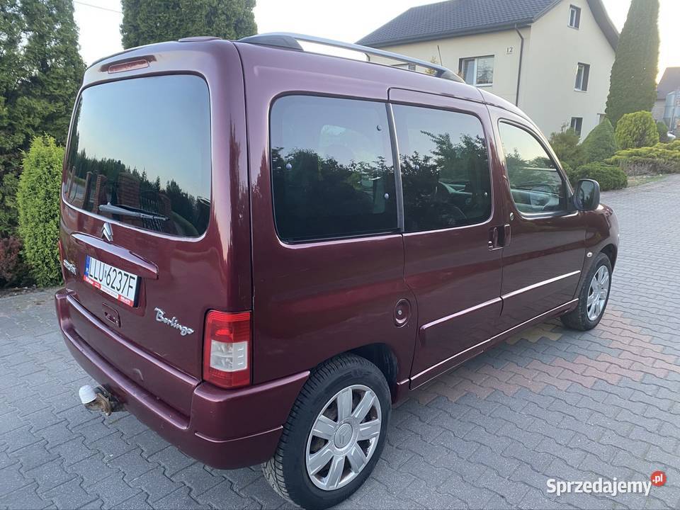 Citron Berlingo 16 HDi 90 2007 r lubelskie Łuków