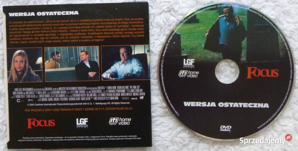 Film DVD Wersja ostateczna Warszawa