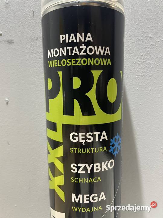 PRO XXL piana pianka montażowa XXL 840ml MEGA Łódź