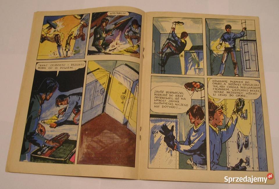 KAPITAN ŻBIK CZARNY PARASOL 1971 Komiksy łódzkie Łódź