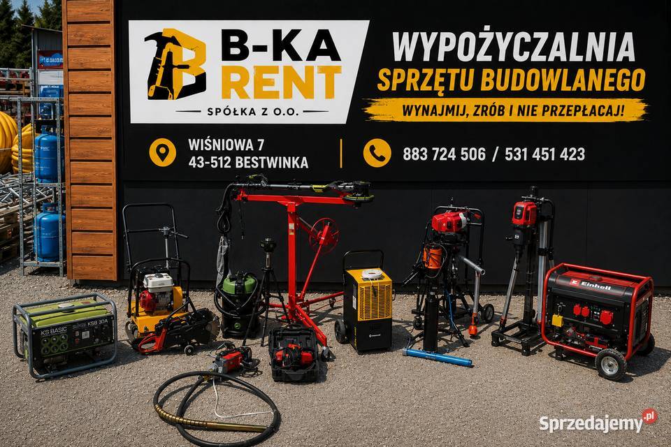 Wynajem Wibratora Do Betonu Buława 4m Mocny i Bestwinka