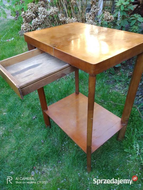 Stara szafka lite drewno vintage PRL Warszawa