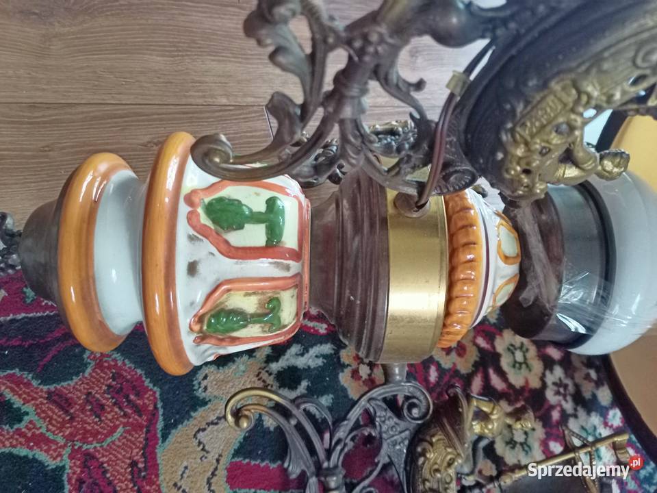 Żyrandol antyk 1892r duży