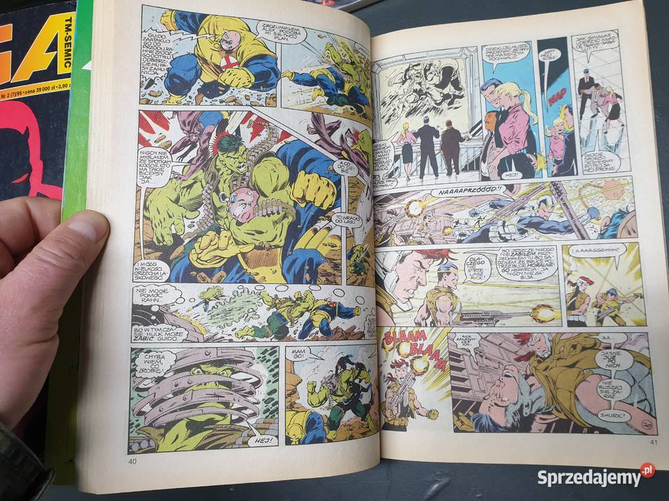 Mega Marvel 1 6 1995 The Incredible Hulk TMSemic Polskie Gdynia